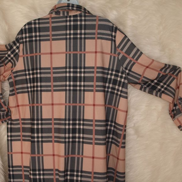 Pink&Black OVERSIZED SHIRTDRESS SIZE M BY CBR GENTLY USED - Picture 5 of 5